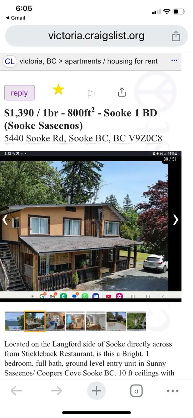 $1,395 / 1br - 750ft2 - SOOKE BRITE 1BD (SOOKE SASEENO) - Photo 3