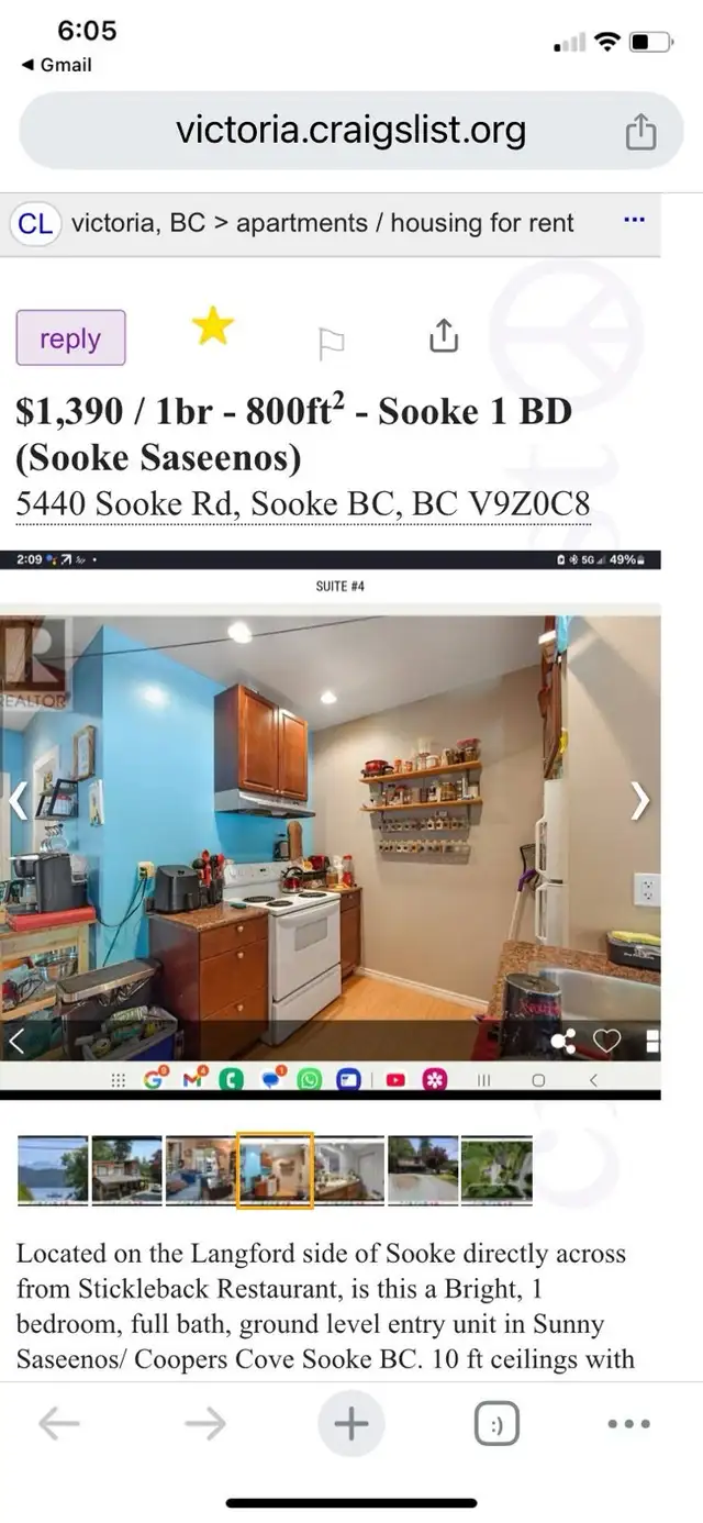 $1,395 / 1br - 750ft2 - SOOKE BRITE 1BD (SOOKE SASEENO) - Photo 6