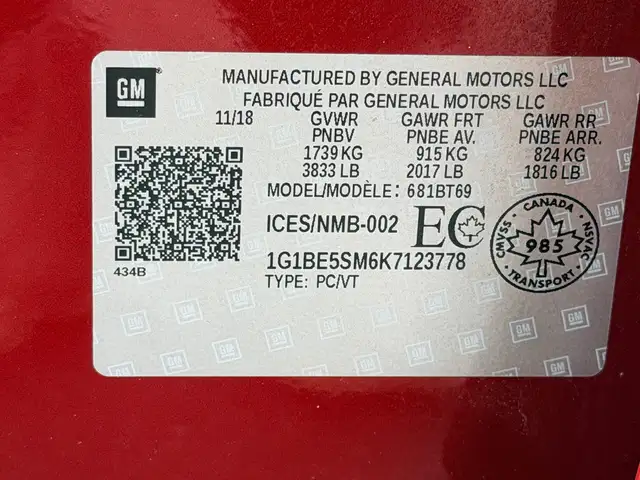 2019 Chevrolet Cruze 49KM CERTIFIED-WARRANTY - Photo 29