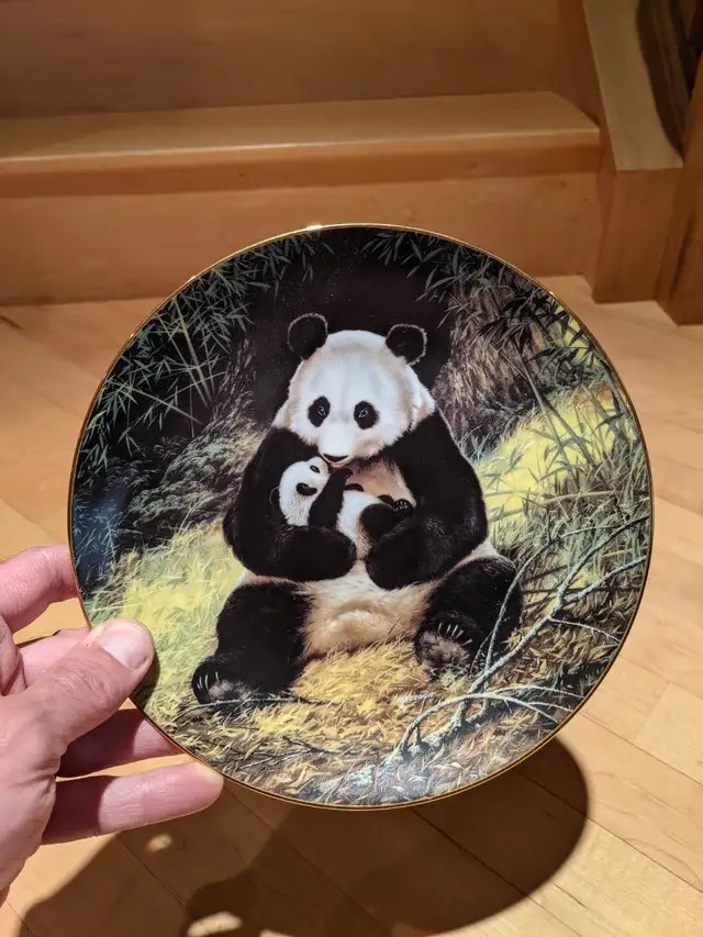 ‘The Panda’ Vintage 1980’s Collectable Plate