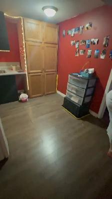 Available June 1. Private One bedroom and living room basement