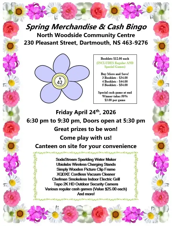 Spring Merchandise and Cash Bingo