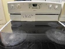 Cuisinière blanche vitrocéramique Amana - Photo 2