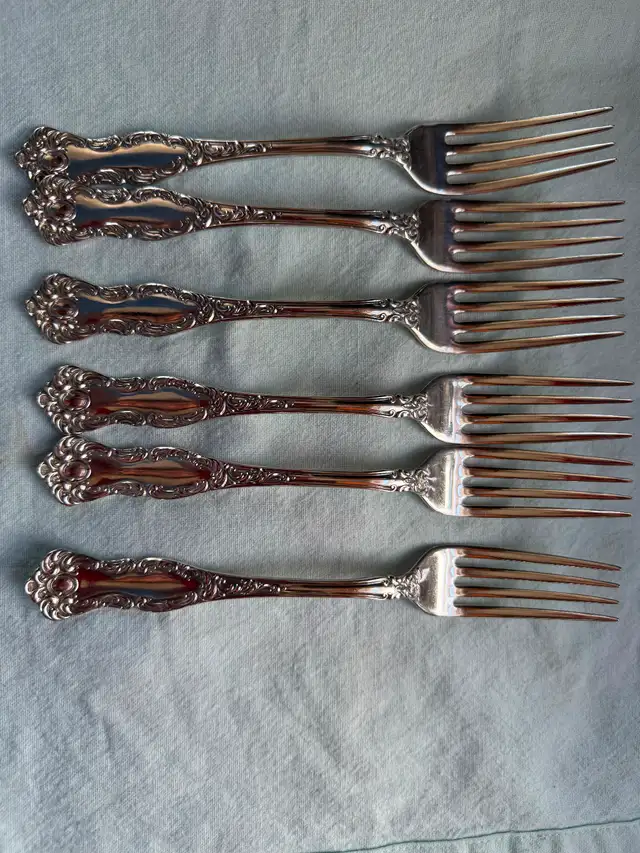 Oxford silver plate 1901 antique Wm. rogers & Son AA flatware - Photo 7