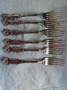 Oxford silver plate 1901 antique Wm. rogers & Son AA flatware - Photo 7