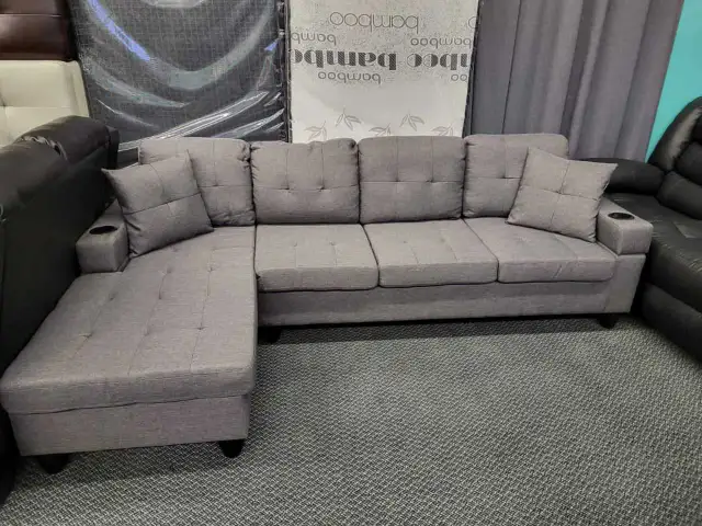 New Affordable L Shaped 4 Seater Sectional Sofa-Free Delivery