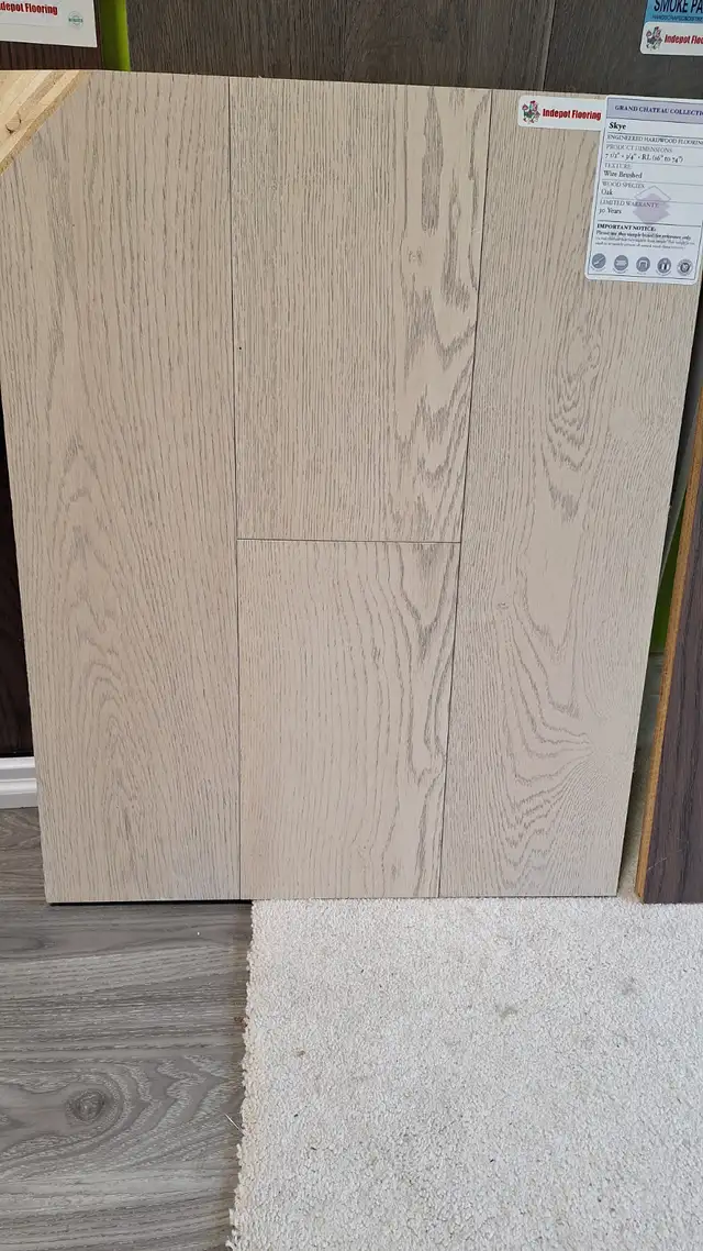 7 1/2' ENGINEERING HARDWOOD ON SALE