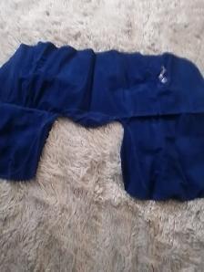 Neck pillow blows up blue suede - Photo 3