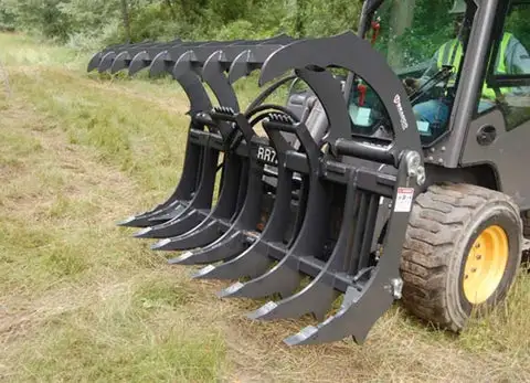 Industrial 78" Root Rake for Skid Steer - Photo 3