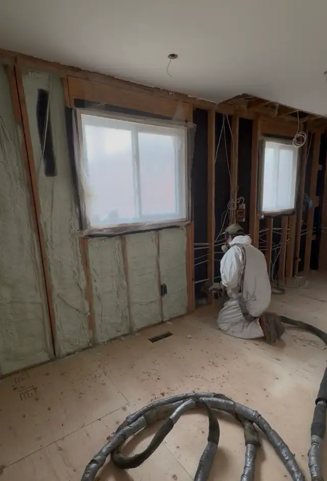 spray foam/ insulation install - Photo 8