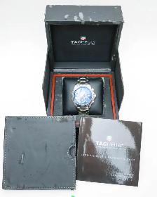 Tag Heuer Calibre 16 Link Chronograph Blue Dial - Photo 9