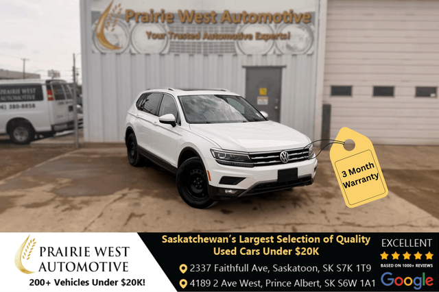 2021 Volkswagen Tiguan SEL AWD - Low KM