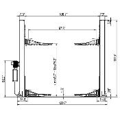 Industrial 10,000 lb Two Post Auto Lift - Photo 9