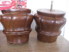 4 Large wood furniture feet - Photo 2