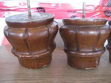 4 Large wood furniture feet - Photo 3
