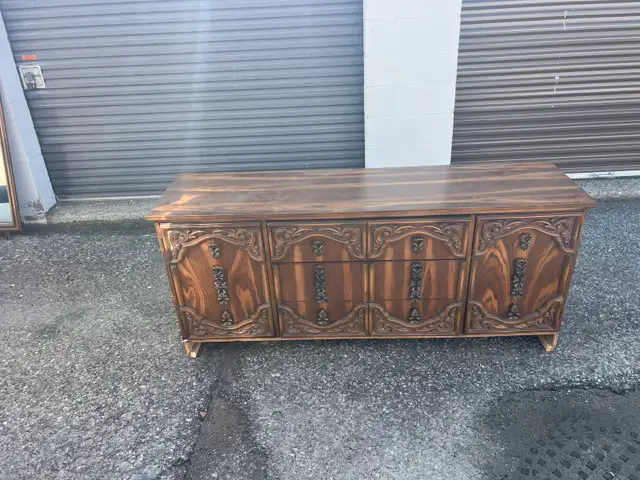 Free delivery used Vintage Wooden Dresser