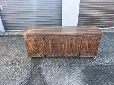 Free delivery used Vintage Wooden Dresser - Photo 2