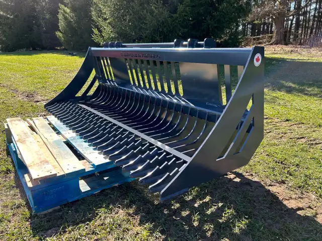 78" Skid Steer Rock Bucket Attachment - Photo 3