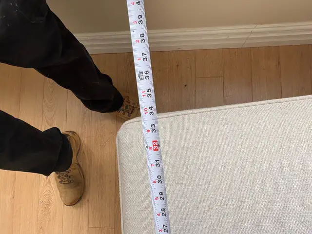 Free delivery used Cream Chaise Lounge Chair - Photo 7