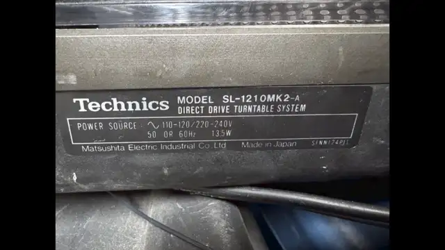 Technics MK2 Turntable - Photo 6