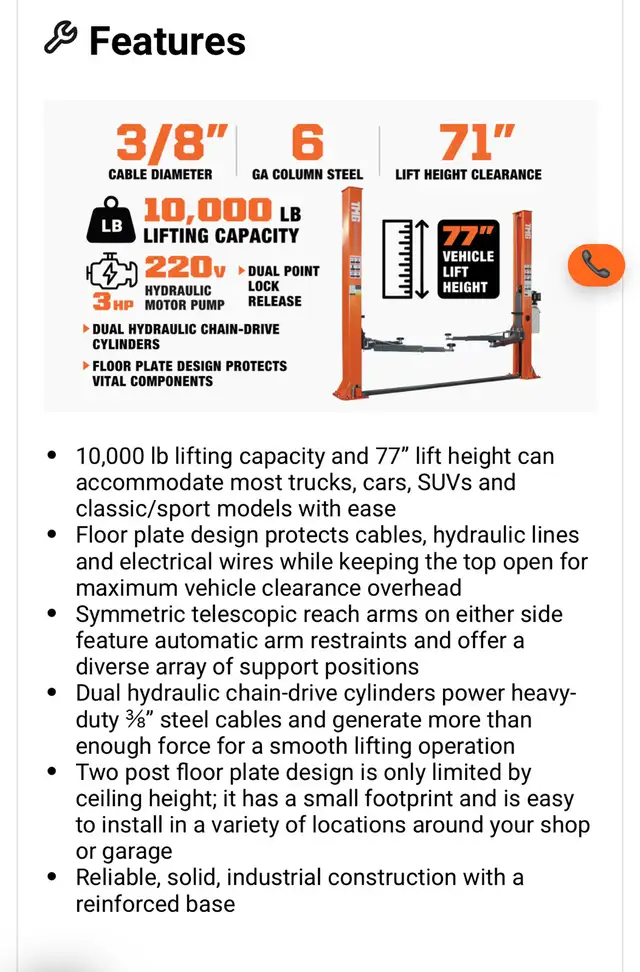 Fully operational to post 10,000 pound vehicle lift - Photo 7