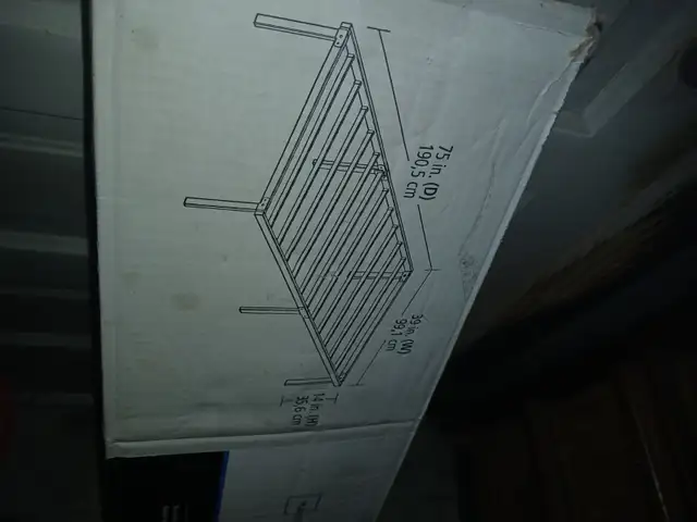 Metal bed frame Twin