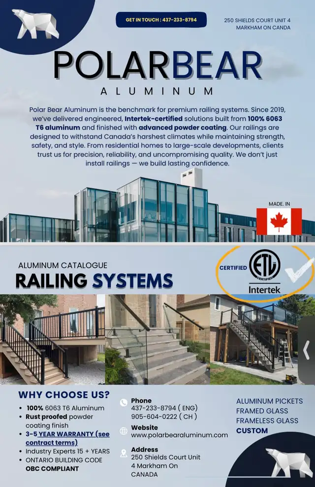 railing pick up or installation