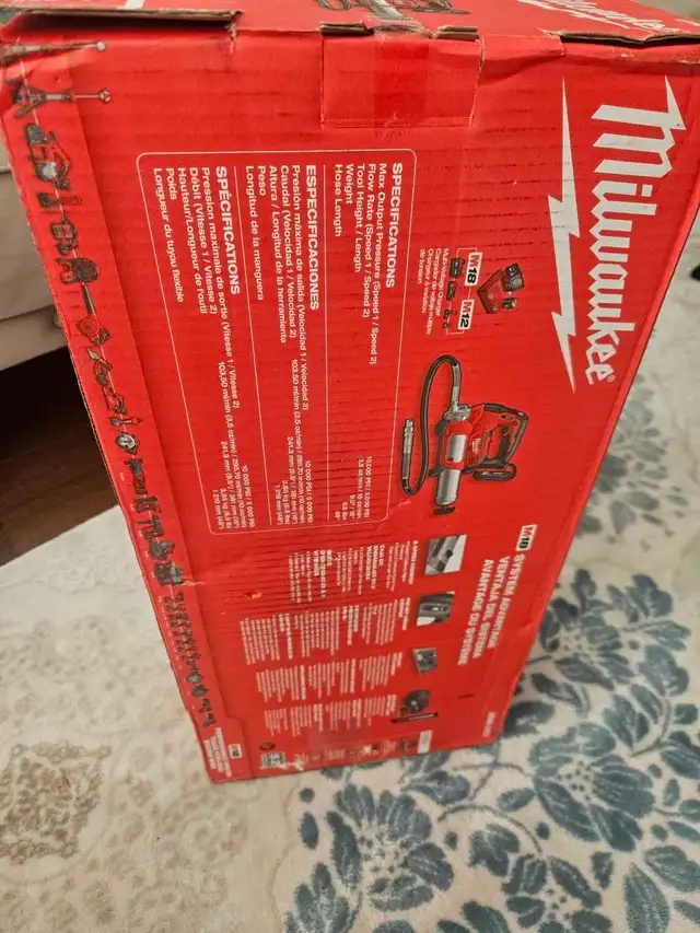 Ensemble de Graisseur à batterie Milwaukee