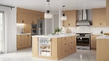 MAPLE SOLID WOOD & HDF KITCHEN CABINETS--BEST PRICE Guaranteed - Photo 6