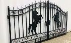 Decorative 14’ Iron Gate – Horse Artwork - Photo 2
