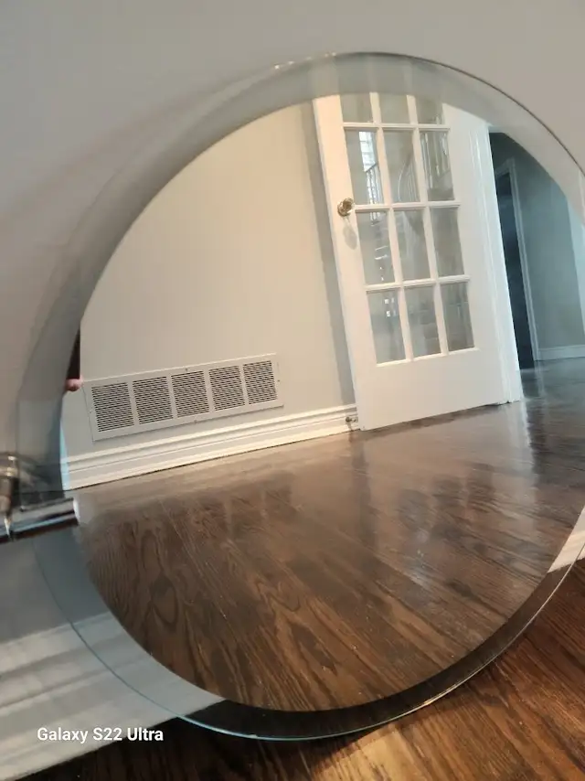 Beautiful Round Washroom Mirror