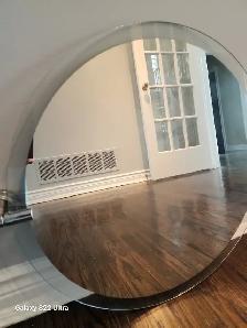 Beautiful Round Washroom Mirror