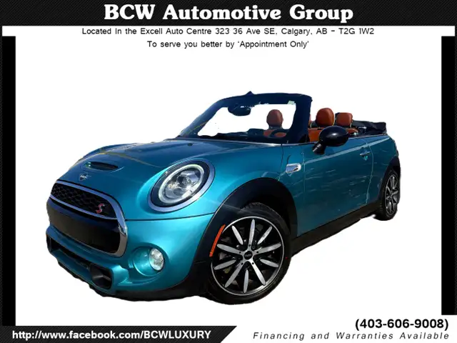 2019 MINI Convertible Cooper S Rare Manual Fully Certified WOW!