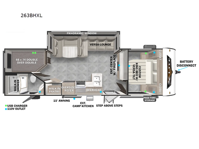 2024 Forest River RV Wildwood X-Lite 263BHXL - Photo 2