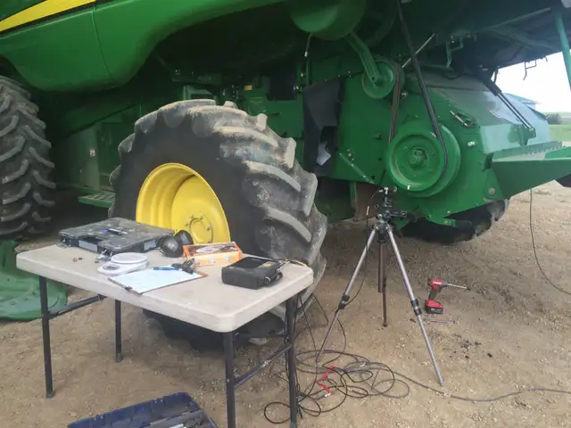 Combine Chopper/Rotor balancing service - On Site