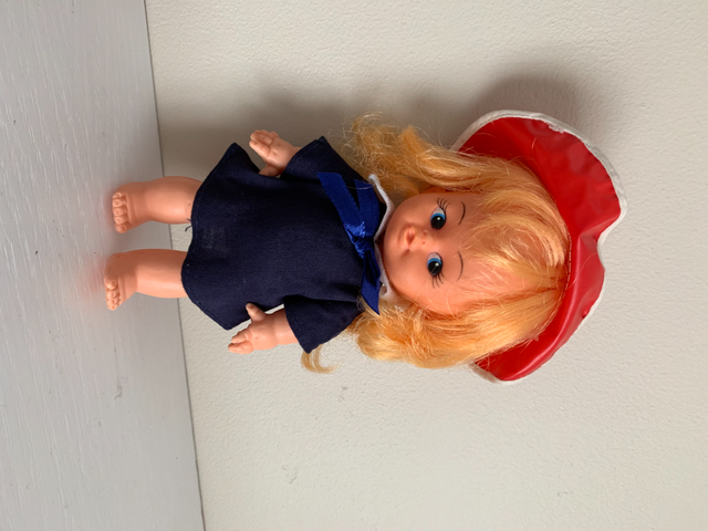 POUPÉE NEUVE BÉBÉ MOBILE 8'HAUT AVEC SA ROBE SON CHAPEAU: $5.00 - Photo 3