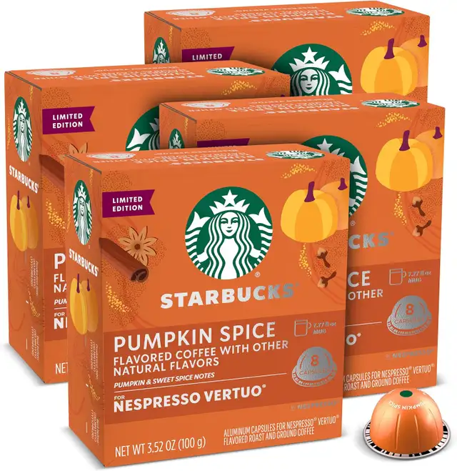 Brand New Nespresso Starbucks Pumpkin Spice For Sale