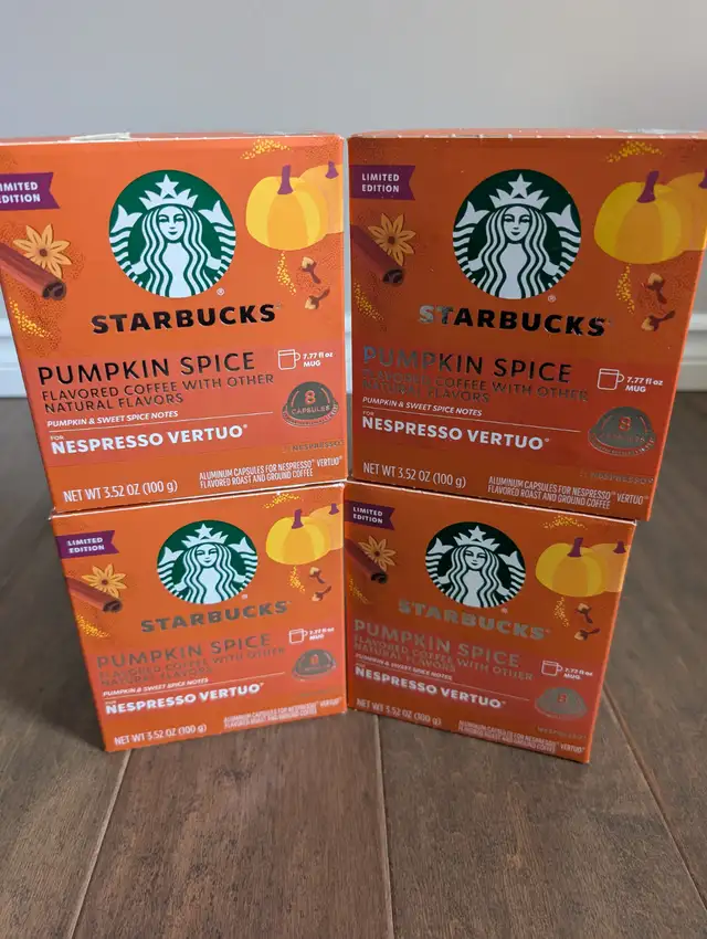 Brand New Nespresso Starbucks Pumpkin Spice For Sale - Photo 2