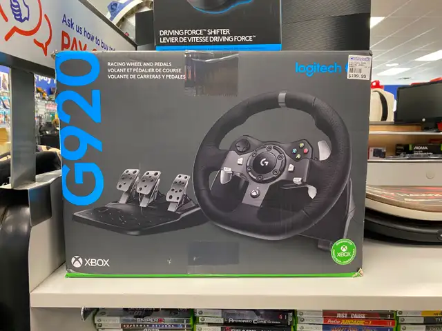 Logitech G920 Racing Wheel & Pedals @ Cashopolis!!