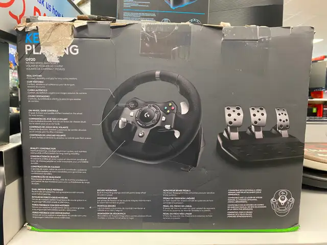 Logitech G920 Racing Wheel & Pedals @ Cashopolis!! - Photo 2