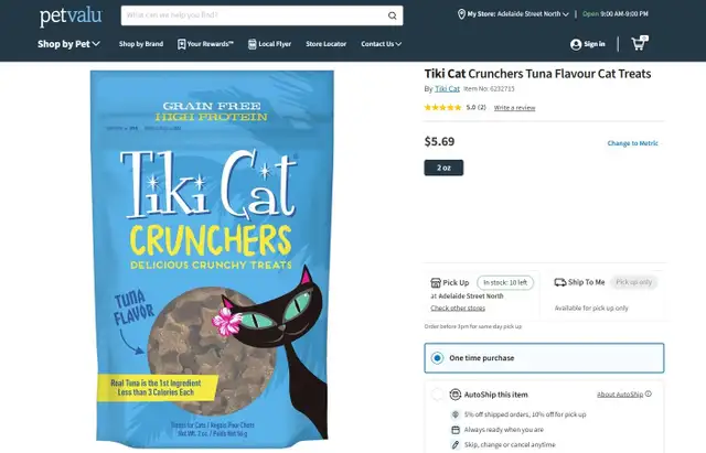 Brand New Tiki Cat Crunchers Treats For Sale - Photo 5