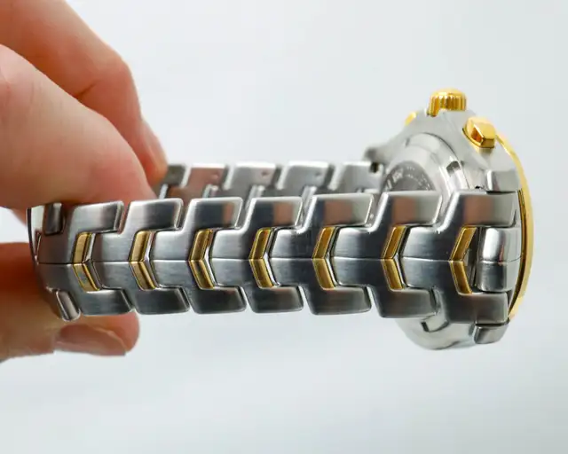 Tag Heuer Link Chronograph Two Tone Stainless Steel & 18kt Gold - Photo 5