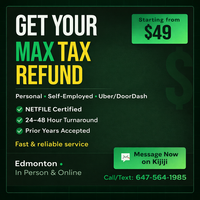 Expert Tax Filing Service in Edmonton
