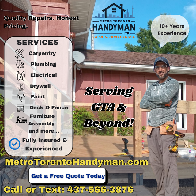 Reliable Handyman Services | Free Quote Available