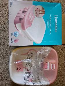 HoMedics Bubble Bliss Deluxe Footbath – Like New! - Photo 2