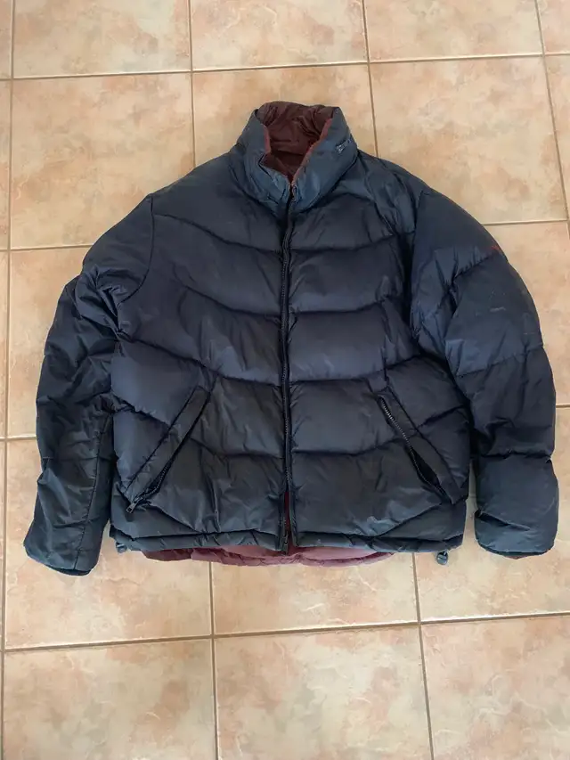 Manteau hiver chaud rempli de plumes Nautica noir