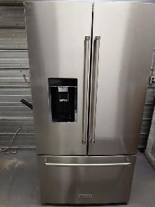 KitchenAid '36' Stainless Steel French Door Fridge on Sale‼️