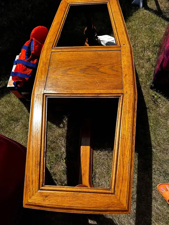 Hand Crafted Oak Coffee and 2 End Tables