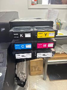 Brother DTG machine, pretreater, & little red X2-D curing dryer - Photo 3