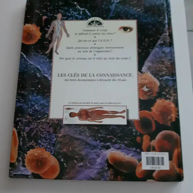 GRAND LIVRE NEUF ADO 10à12 POUCES LE CORP HUMAIN 64 PAGES $5.00 - Photo 2